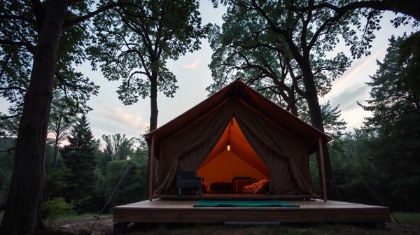 Camping de luxe : l'expérience haut de gamme à savourer